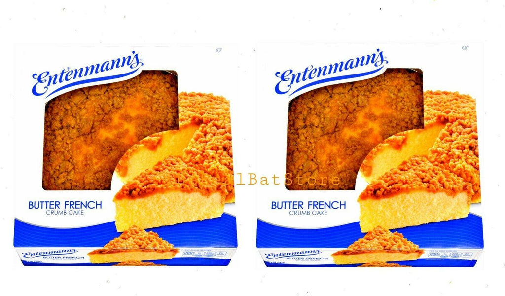 2 Entenmann's Butter French Crumb Cake 17oz - TheRealBatStore