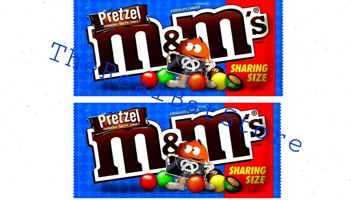 2) M&M's Peanut Butter Share Size Chocolate Candies 2.83oz