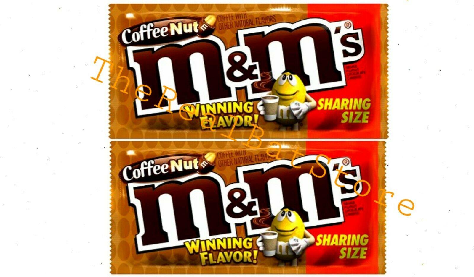 2) M&M'S Coffee Nut Peanut Chocolate Candy Sharing Size 2.83oz –  TheRealBatStore