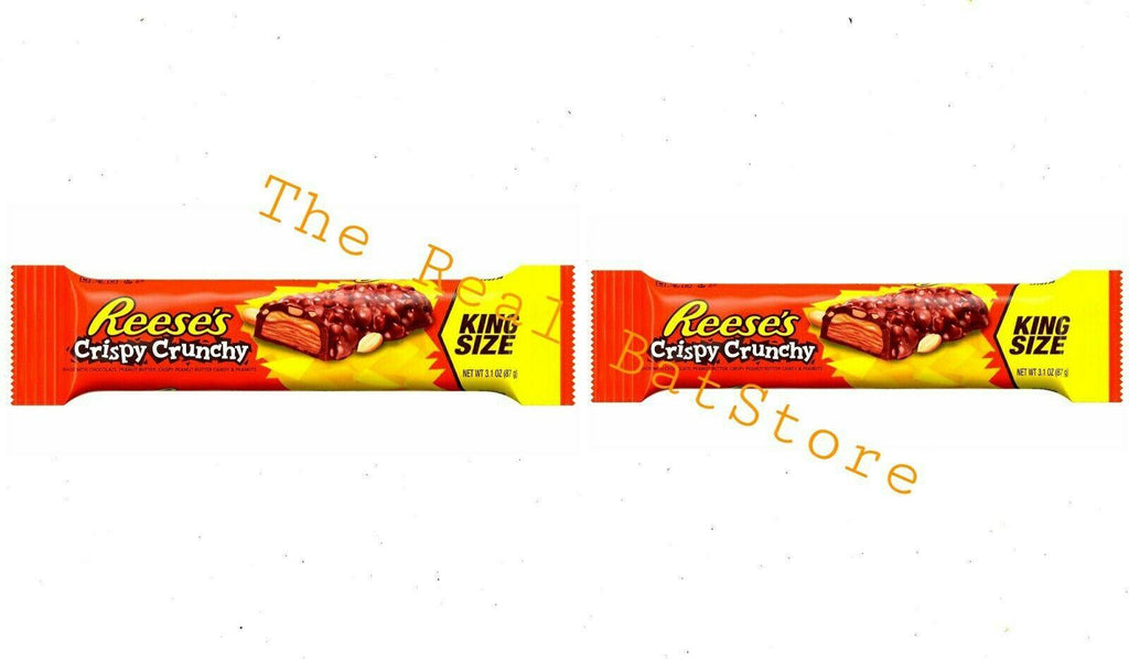 (2) Reese's King Size Candy Bars, Crispy Crunchy, 3.1 oz - TheRealBatStore