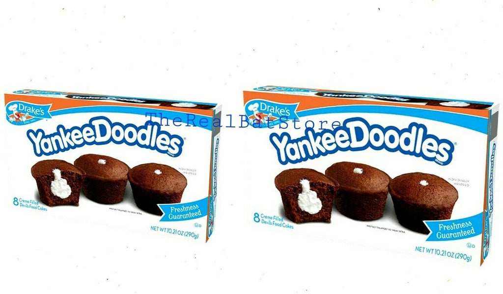 2 Drake's Yankee Doodles Cup Cake 8-per Box - TheRealBatStore
