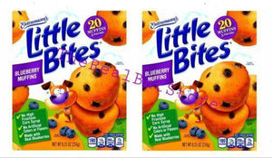 2 Entenmann’s Little Bites Blueberry Muffins, 5 Pouches per Box - TheRealBatStore