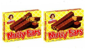 2 Little Debbie Nutty Bars Snacks Cake Twelve Box Count - TheRealBatStore