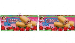 2 Little Debbie Strawberry Shortcake Rolls Cake Six roll Box 13oz - TheRealBatStore