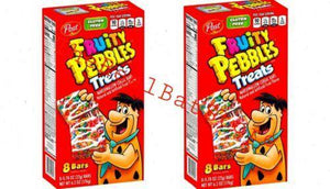 2 Post Fruity Pebbles Treats Marshmallow Cereal Bars Boxes - TheRealBatStore