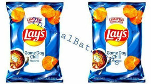 2 Lay's Game Day Chili Flavored Potato Chips 15.25 oz - TheRealBatStore