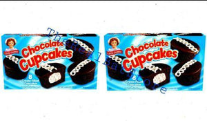 2 Little Debbie Chocolate Cupcakes Eight Cup cake per Box 14.83 oz - TheRealBatStore