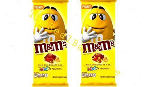 (2) M&M'S Milk Chocolate Candy Bar, Chocolate Bar with Mini M&M'S & Peanut - TheRealBatStore