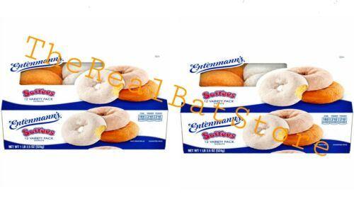 2 Entenmann's Soft'ees variety Donuts Food boxes - TheRealBatStore