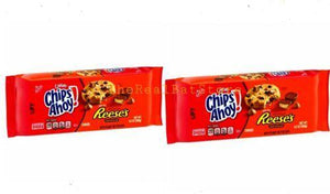 2 Chips Ahoy! Chewy Chocolate Chip Cookies Reese's Peanut Butter Cups - TheRealBatStore