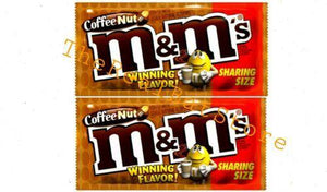 (2) M&M'S Coffee Nut Peanut Chocolate Candy Sharing Size 2.83oz - TheRealBatStore