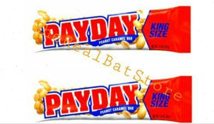 2 Payday, Peanut Caramel King Size Bar, 3.4 Oz - TheRealBatStore