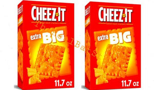 2 Cheez-It Extra Big, Baked Snack Cheese Crackers 11.7 oz