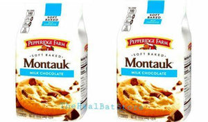 2 Pepperidge Farm Soft Baked Montauk Milk Chocolate Cookies - TheRealBatStore