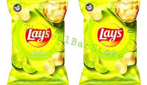 2 Lay's Potato Chips, Limon Flavor, 7.75 oz - TheRealBatStore