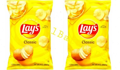 2 Lay's Classic Potato Chips 7.75 Oz