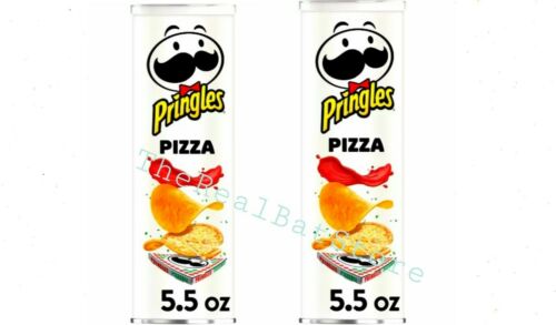 2 Pringles Potato Crisps, Pizza 5.5 oz