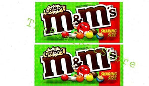 (2) M&M'S Crispy Chocolate Candy Sharing Size 2.83oz - TheRealBatStore