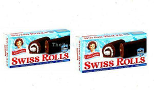 2 Little Debbie Swiss Cake Rolls Food 12 Cake a Box - TheRealBatStore