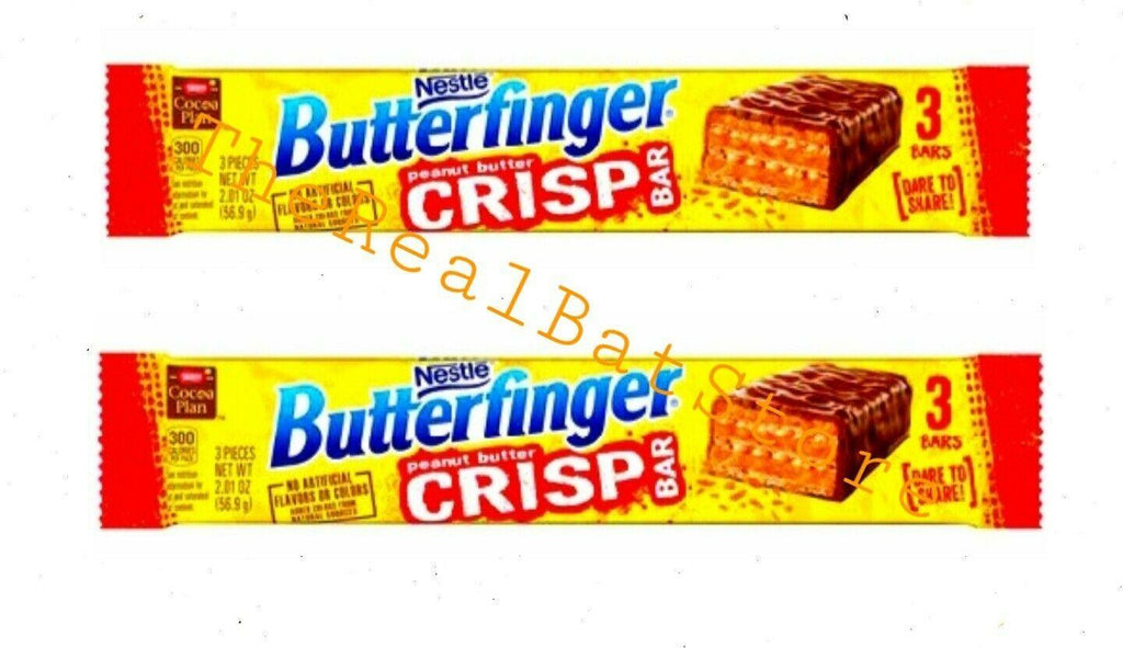 2 Nestle Butterfinger Crisp Candy 2oz - TheRealBatStore