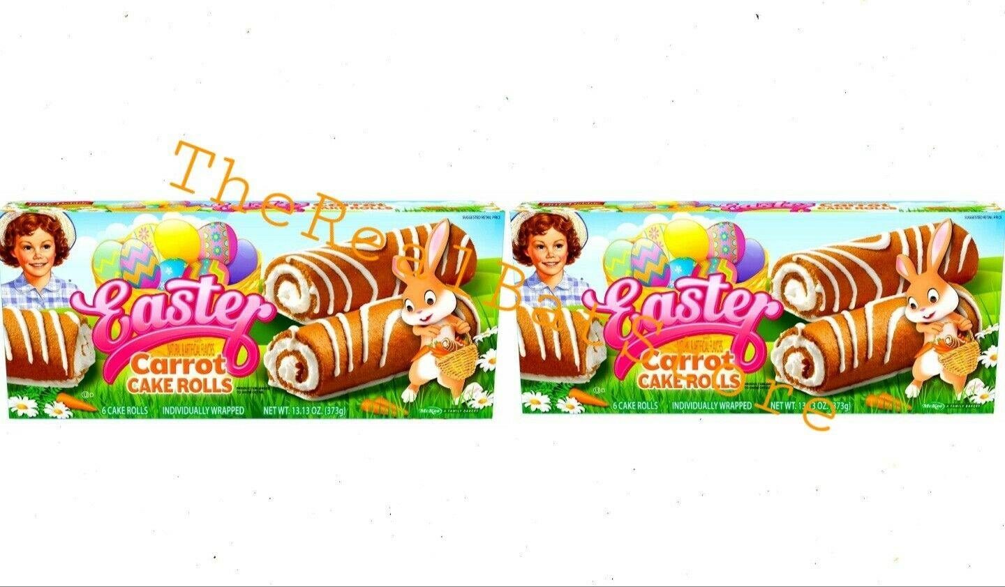 2 Little Debbie Easter Carrot Cake Rolls 11oz - TheRealBatStore