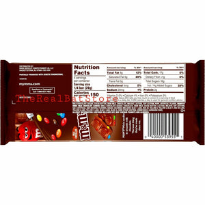 (2) M&M'S Milk Chocolate Candy Bar, Chocolate Bar with Minis, 4 Oz - TheRealBatStore