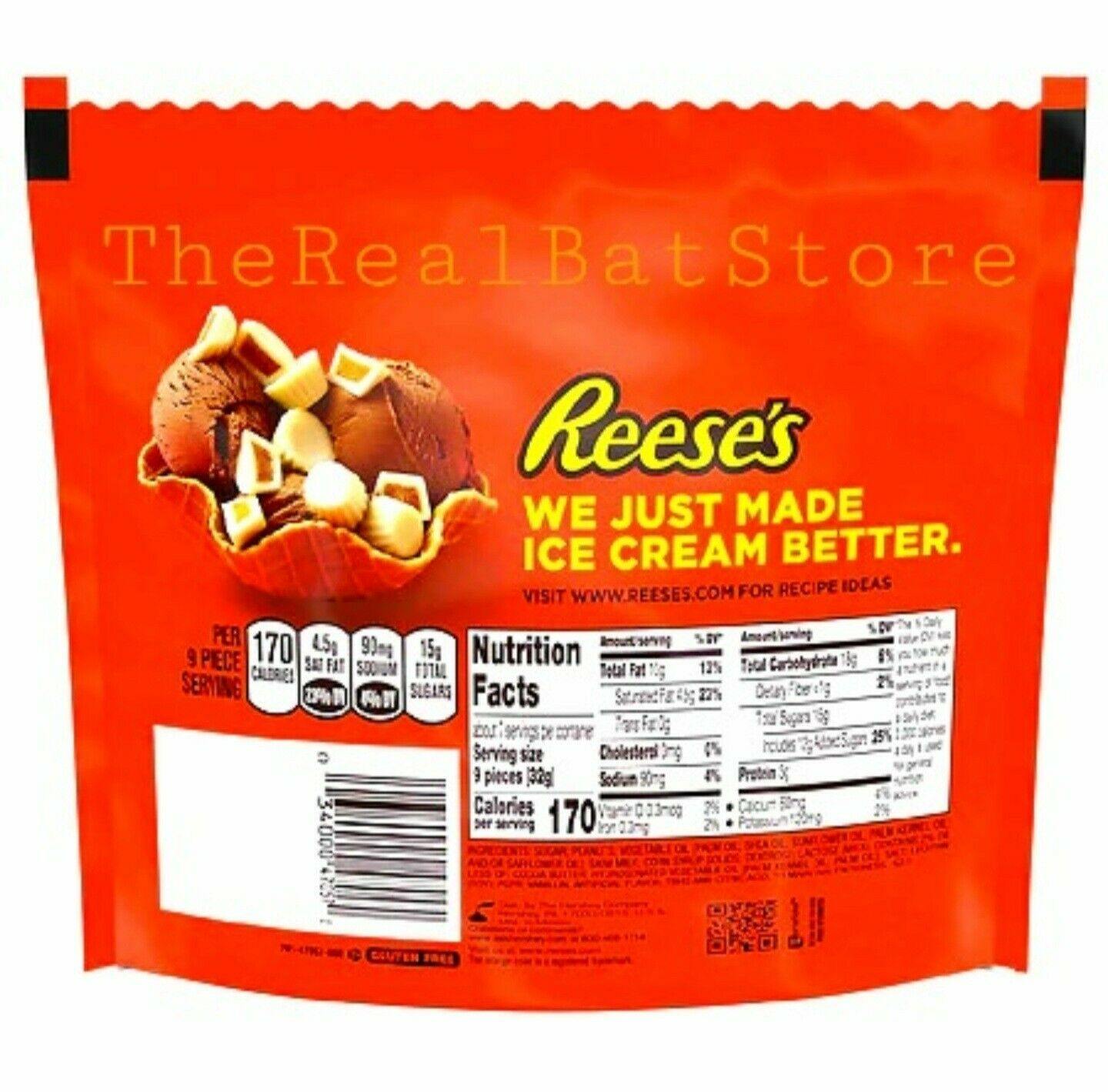 2 Reese's Minis White Peanut Butter Cup Candy 7.5oz - TheRealBatStore