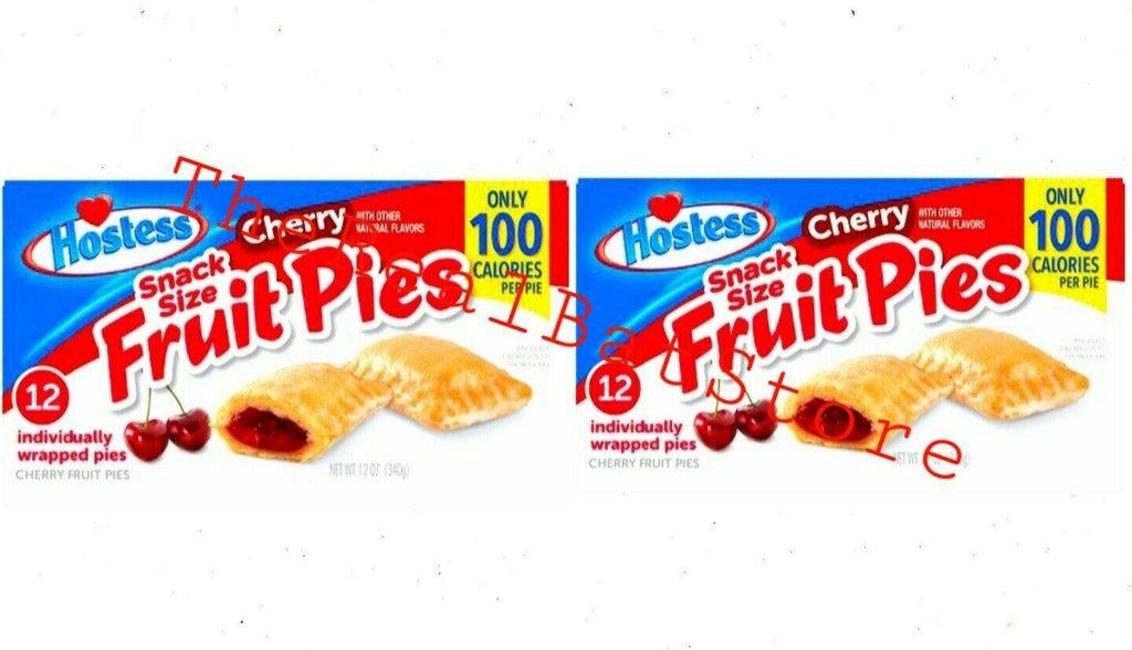 2 Hostess Cherry Fruit Pies 12oz - TheRealBatStore