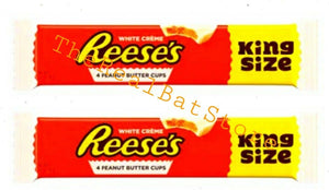 2 Reese's Peanut Butter Cups, White, King Size 3oz - TheRealBatStore