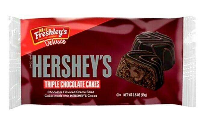 2 Mrs. Freshley's Deluxe Hershey's Triple Chocolate cup Cake - TheRealBatStore