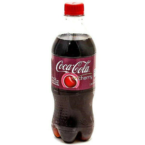 Coca-Cola Cherry Flavor Soda 20oz Bottle - TheRealBatStore