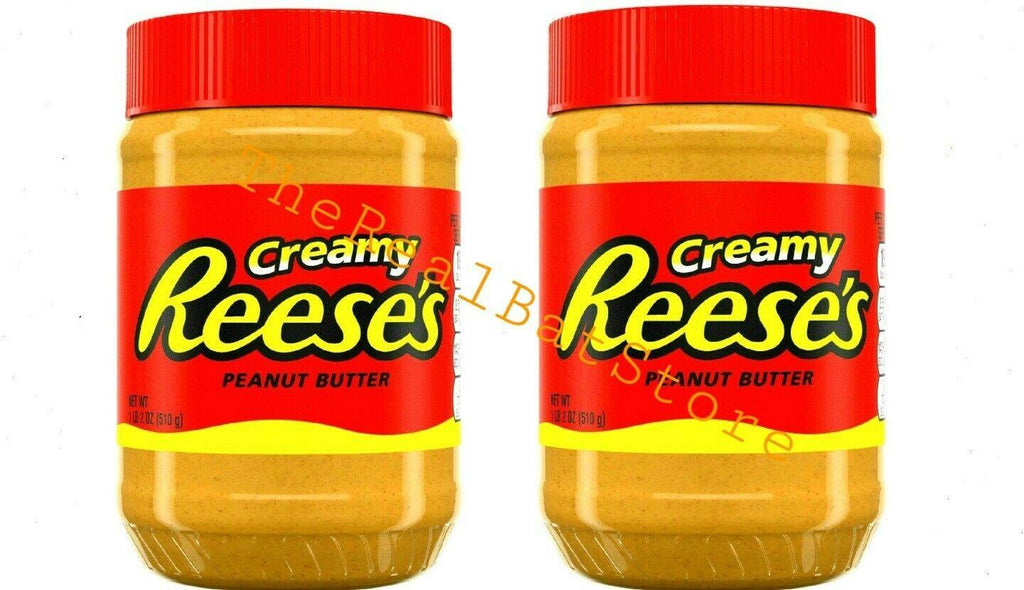 2 Reese's Creamy Peanut Butter Spread 18oz jar - TheRealBatStore