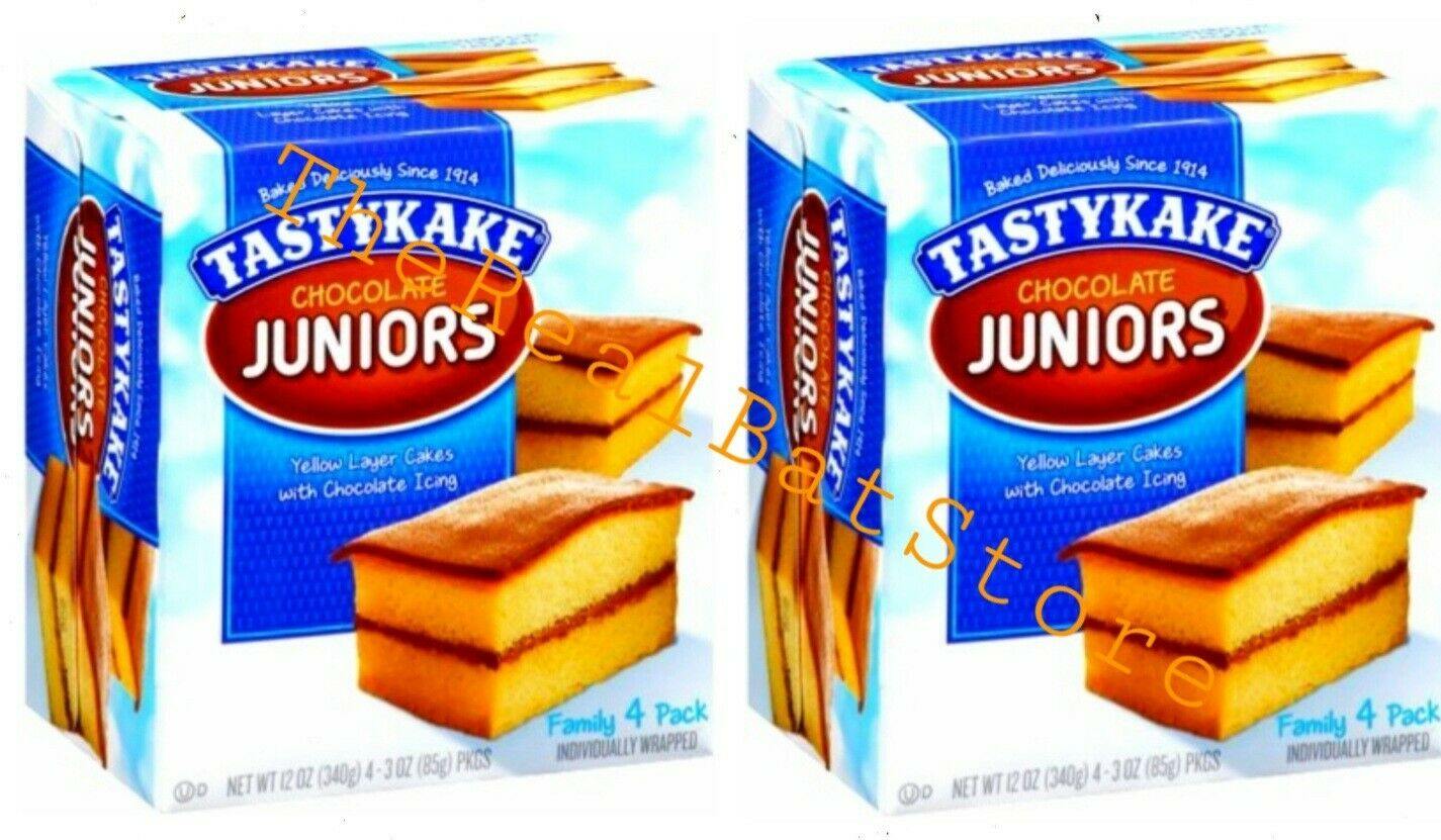 2 Tastykake Chocolate Juniors four Count - TheRealBatStore