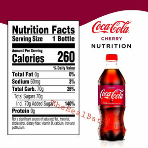 Coca-Cola Cherry Flavor Soda 20oz Bottle - TheRealBatStore