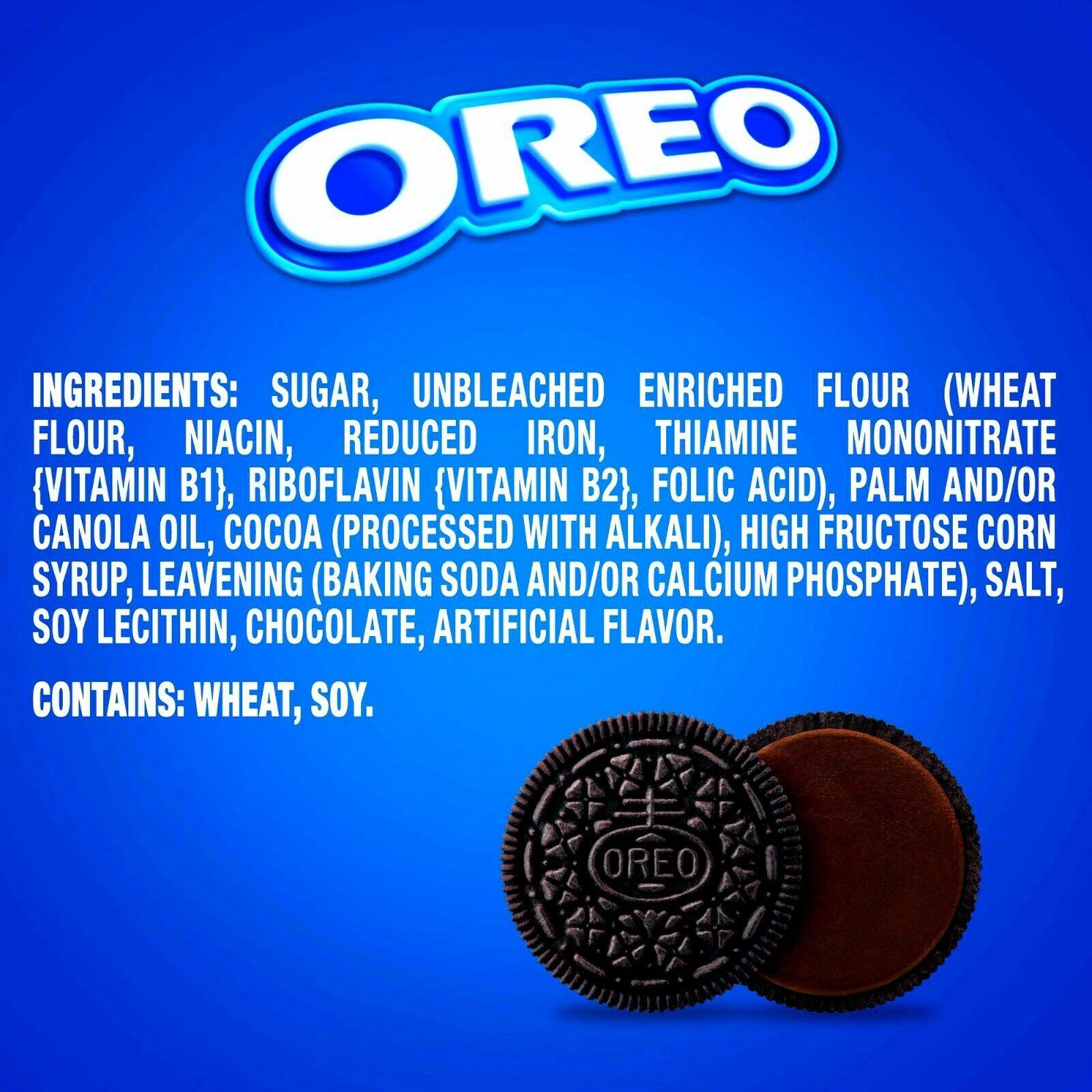 2 OREO Dark Chocolate Crème Chocolate Sandwich Cookies  Family Size... - TheRealBatStore