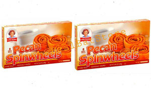 2 Little Debbie Spinwheels Pecan Cake Eight count Per Box - TheRealBatStore