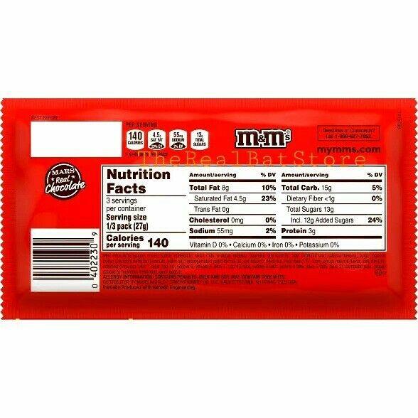 2) M&M's Peanut Butter Share Size Chocolate Candies 2.83oz – TheRealBatStore