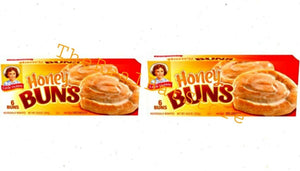 2 Little Debbie Honey Buns Six buns per Box 10.6 oz - TheRealBatStore