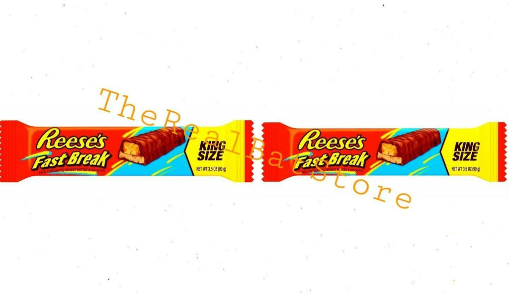 2 Reese's King Size Break Fast Candy Bars, 3.1 oz - TheRealBatStore