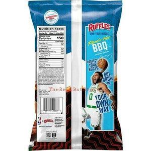 2 Ruffles Flamin' Hot BBQ Potato Chips 9.75 Oz - TheRealBatStore