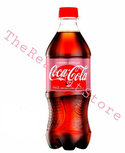 2 Coca-Cola Cherry Vanilla Flavor Soda Limted Edition 20 Oz - TheRealBatStore