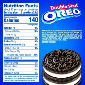 2 Oreo Double Stuf Chocolate Sandwich Cookies - TheRealBatStore