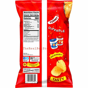 2 Lay's Wavy Potato Chips, Original Flavor, 7.75 oz