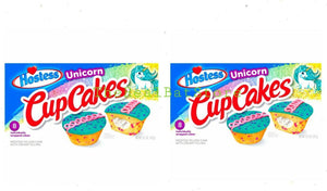 2 Hostess Unicorn Flavor Cup Cake Eight cake per Box - TheRealBatStore