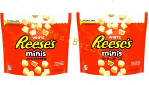 2 Reese's Minis White Peanut Butter Cup Candy 7.5oz - TheRealBatStore