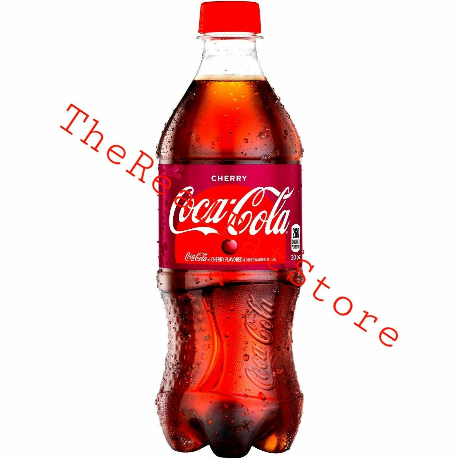 Coca-Cola Cherry Flavor Soda 20oz Bottle - TheRealBatStore