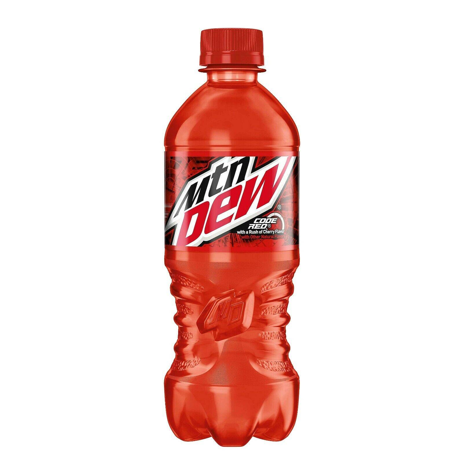 (2) Mountain Dew Code Red cherry Flavor 20oz - TheRealBatStore