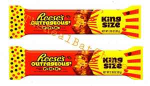 2 Reese's, Outrageous King Size Candy Bar, 2.95 Oz - TheRealBatStore