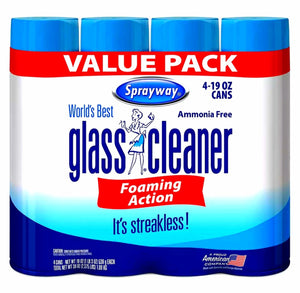 Sprayway Glass Cleaner, 4 pk./ 19 oz.